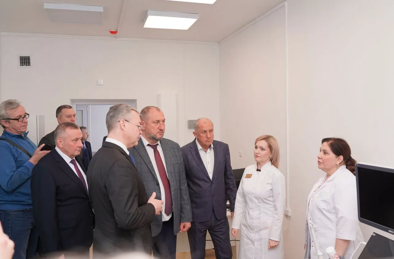 В Арзгире торжественно открыли новую районную поликлинику