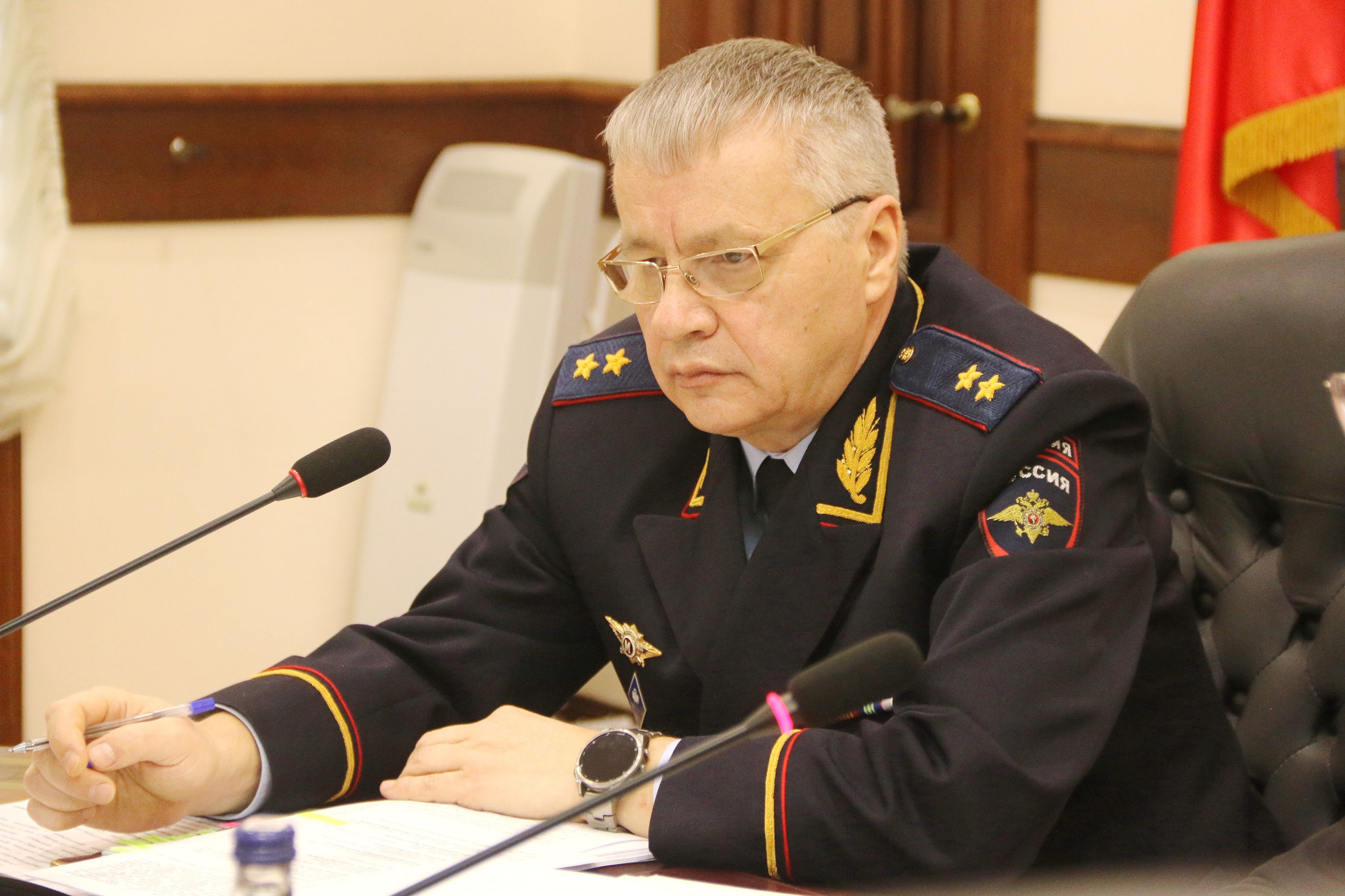 Дмитрий Судавцов принял участие в заседании коллегии ГУ МВД России по Ставропольскому краю