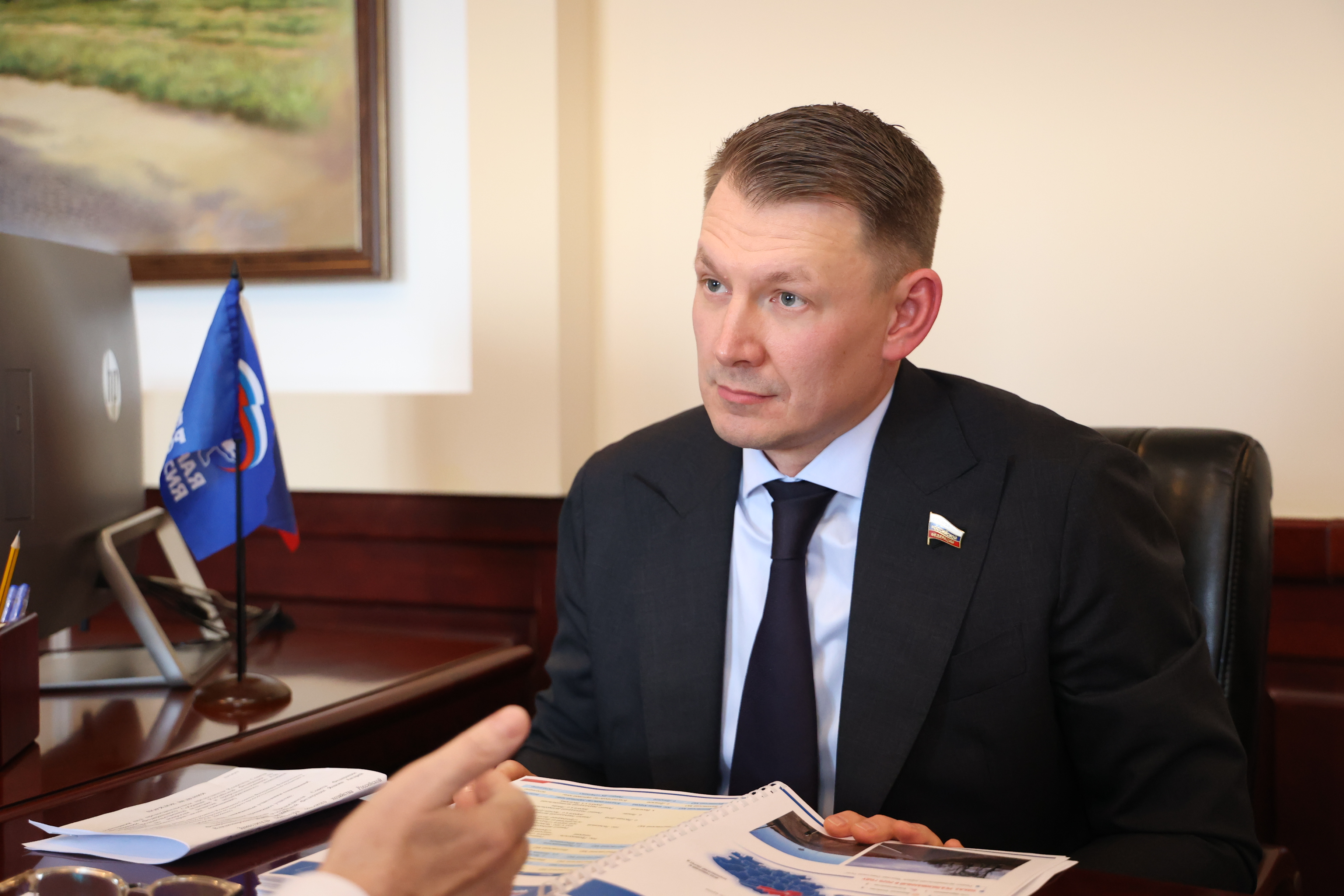 Николай Великдань обсудил вопросы развития регионального АПК с председателем профильного комитета Совета Федерации