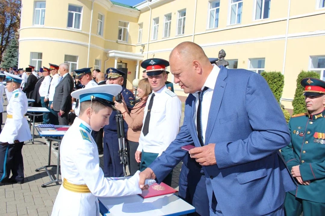 Сергей Шевелев принял участие в торжественной церемонии посвящения в кадеты