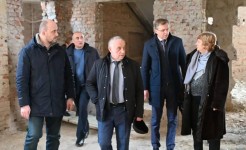 Александр Сидорков ознакомился с капремонтом школы № 11 поселка Рыздвяный