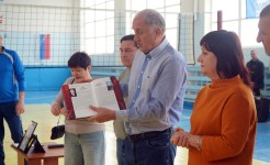 Игорь Андрющенко принял участие в турнире по волейболу, памяти земляка-героя